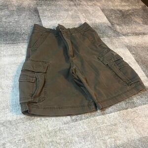 Vintage Y2K wide legged baggy union bay cargo shorts with adjustable waistband